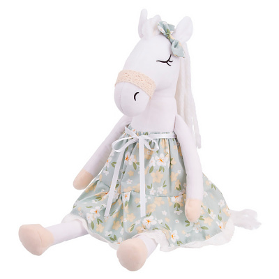 Мягкая игрушка Лошадка в платье Поллет 30 см Relana RLS25006-2-30